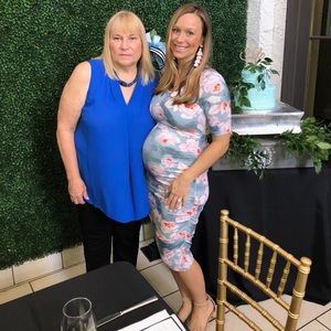 A Pea in the Pod Maternity Floral Dress